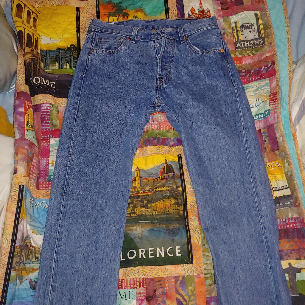 Brand New Levis Denim Blue Straight Pant